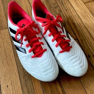 Adidas Predator 18.4 FxG Soccer Cleats | Color: White | Size: 9